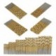 50 db 1 / 1.5 / 2.0 / 2.5 / 3mm titán bevonatú HSS fúrókészlet I6O9 U8W7