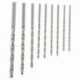 RÉSZLETES HOSSZÚ HSS FÚRÓSZEREK 2mm 2,5mm 3mm 4mm 5mm 6mm SET L8Z7