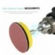 60 db csiszolópapír-csiszolókorong 50 mm polírozó pad adapterrel, F1R8 szemcsék