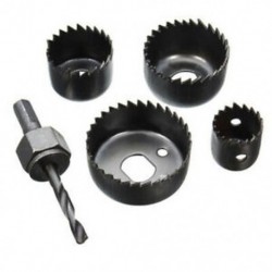 1X (5 db lyukfűrész készlet fúrószerszám vágókerek kerek kör alakú 30mm 38mm 44mm R2H6