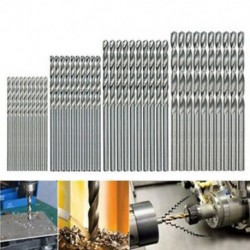2X (50 db HSS nagysebességű acél épületfúró szerszámkészlet 1 / 1,5 / 2 / 2,5 / 3mm J9H3)