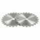 165 mm 24T 20 mm-es furatú TCT körfűrészlap-lemez Dewalt Makita Ryobi Bos E9J6-hoz