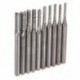 1X (10PZS marók, keményfém gravírozó tippek NYÁK-fúráshoz CNC Rotary Burr 1.3 K6B9