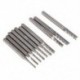 1X (10PZS marók, keményfém gravírozó tippek NYÁK-fúráshoz CNC Rotary Burr 1.3 K6B9