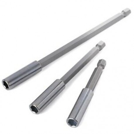 3X (3 db-os mágneses bittartó hosszabbítók 75 100 150mm váltás 1/4 hüvelykes Hex Sha O5W2