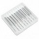 Állítsa be a keményfém végmaró maró keményfém marók szerszámot 10 db 1/8 inch2mm P6V5