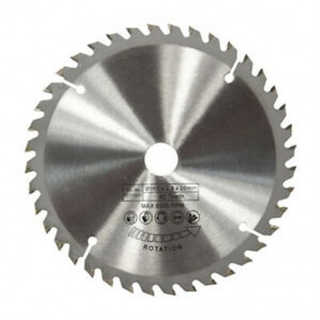 165 mm 40T 20 mm-es furatú TCT körfűrészlap-lemez Dewalt Makita Ryobi Bos J6S7-hez