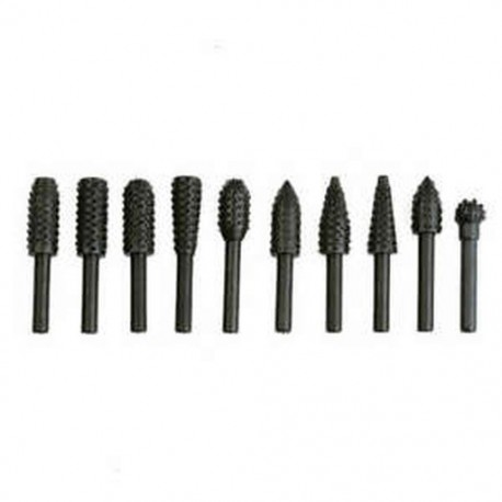 10 db 1/4 hüvelykes, 6 mm-es szárú forgórúd-készlet, fa rasztafúró fúrószárak Rotary R X7N3