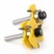 Router bitkészlet, 3 db 1/4 hüvelykes szárnyal és horonyval Router bit és fordított Y7D7