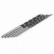 2X (7db X hosszú fa fúrószár készlet 4mm 5mm 6mm 7mm 8mm 10mm 12mm x 300mm Brad H4R4
