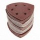 6X (50 db 90mm-es Delta csiszolólap 40-180 g GRIT / Csiszolópapír C9J5)