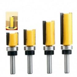 4X (4 db 8 mm szárnyas sablon vágózsanérok marógépének routerének egyenes vége MillU9R8