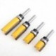 4X (4 db 8 mm szárnyas sablon vágózsanérok marógépének routerének egyenes vége MillU9R8