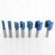 6X (7PC 8mm szárú kiváló minőségű egyenes / Dado útválasztó bitkészlet 6,8,10,12,14,18, U4Z9