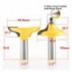 8X (2 db 1/2 hüvelykes szárú bejárati ajtó hosszú rudakhoz való router bit famegmunkáláshoz Cu P6K9