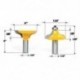 8X (2 db 1/2 hüvelykes szárú bejárati ajtó hosszú rudakhoz való router bit famegmunkáláshoz Cu P6K9