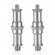 2X 1/4 - 3/8 hüvelykes fémhüvely-átalakító menetes csavaros adapter Spigot Stud G2K2