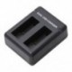 AHDBT-501 USB kettős töltő GoPro Hero 5 Black I6A2-hez