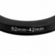 52 mm-42 mm-es fekete leszerelhető gyűrűs adapter a J6F3 fényképezőgéphez