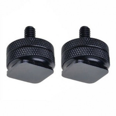 2x tartós Pro 1/4 hüvelykes rögzítő adapter állványhoz való csavarozáshoz a H5Y5 villanófényű cipőhöz