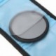 20x (Fotga szűrőlencse pénztárca tok, 3 zseb 25mm - 82 mm UV CPL fényképezőgéphez L