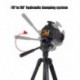 KINGJOY VT-1520 hidraulikus folyadék állvány kamera panel fejű QR lemez DSLR Ca S4C8