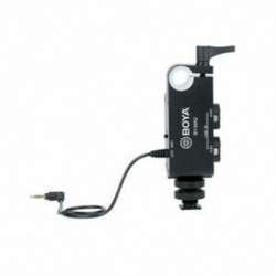2X (Boya BY-MA2 kétcsatornás rögzítő hangkeverő Xlr jack 6,5 mm - 3,5 mm vezeték O2I5