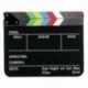 Száraz törlésű rendező filmje Film Clapboard Vágott Akció Jelenet Clapper Board Sl L1X3