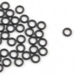 50 db 5 mm x 1 mm x 3 mm mechanikus fekete NBR O gyűrűk olaj tömítő alátét H7P6 W2Q1