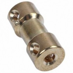 2X (3 mm x 4 mm RC típusú motor tengely sárgaréz tengelykapcsoló csatlakozó adapter Joul M6D4 golyó