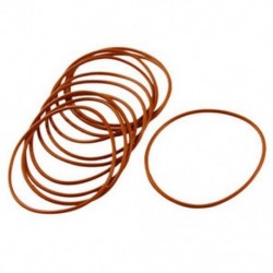 10 PCS piros szilikon O gyűrűs olajtömítés tömítések tömítések alátétek 70 mm x 2,5 mm Q4M5