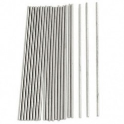 20db 50mm x 1mm ezüst tonna rozsdamentes acél átviteli kerek rúd E7Y5