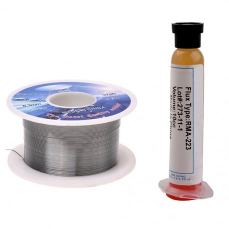 Forrasztópaszta 8Cc fluxuszsír Rma223 és szilárd forrasztó 0,3 mm Dia Flux B3D2