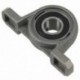 KP001 párnablokka, 12 mm-es furatátmérőjű, golyóscsapágy, fém K4C2