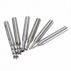 SWT 12db / készlet 2-6 mm-es HSS egyenes szárú 4 horony végmaró maró CNC fúró Bi B7E5