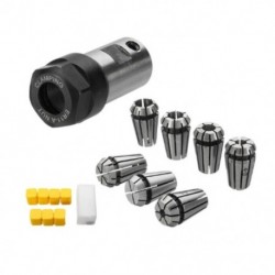 7db ER11 1-7 mm-es rugós gyűjtők H5J3 ER11A 5 mm-es tengelytartó hosszabbítóval