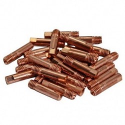 6X (20db CO2 Mig érintkezők 0,8x25 mm, MB15 15AK Mag Mig hegesztőpisztolyhoz R1O3