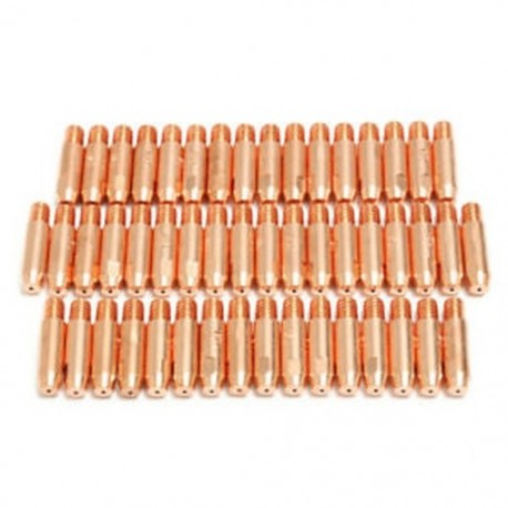 2X (50 db 0,8 mm x 6 mm réz érintkező hegy az MB24 MIG MAG hegesztő hegesztőpisztolyhoz, Q6S7