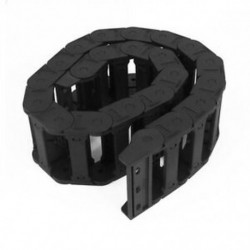 2X (Szerszámgép 25 x 77 mm-es fekete kábelhuzal-hordozó-húzó lánc beágyazott X2V6)