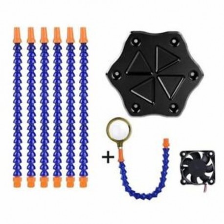 6X (továbbfejlesztett rugalmas segítő kézforrasztás, harmadik kéz, forrasztóállomás T X6E5