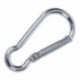 2 X SpRing betöltött kapu ezüst tónusú alumínium ötvözet CarabIner horog 36 kg 79 lb J2C6