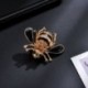 Kiváló minőségű méhek Bross Fekete Zománc Corsage Kalap Sálkapcsok Kiegészítők I0Q1