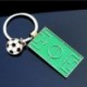 A 2018-as világbajnokság focipálya kulcstartó fém futball-kulcstartó Mini asztal Soc W9F6
