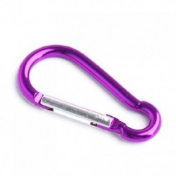 2X (alumínium karabiner Camp Snap Hook kulcstartó - Purple Q1C3)
