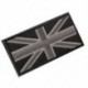 FASHION Union Jack UK zászló jelvény javítópálca vissza 10cm x 5cm ÚJ, (fekete / Gr P6H7