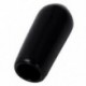 100 darabos fekete gumi végű tippek 15x6 mm (0,6 hüvelyk x 0,24 hüvelyk) G4B6