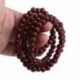 2X (Fa imalánc 108 db Buddha buddhista Mala karkötő lilaszerű I6K1