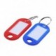 32x többszínű műanyag Key Fob azonosító címkék Poggyász-azonosító címkék hasított gyűrűvel X4U8