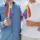 16 darab szivárvány zászló meleg büszkeség zászlók leszbikus béke Lgbt szivárvány zászló Bann Q6K8