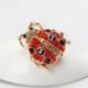 2X (zománc aranyos rovarok dekoratív brossok csapok nőknek férfiaknak Jewel bross B Y3S8